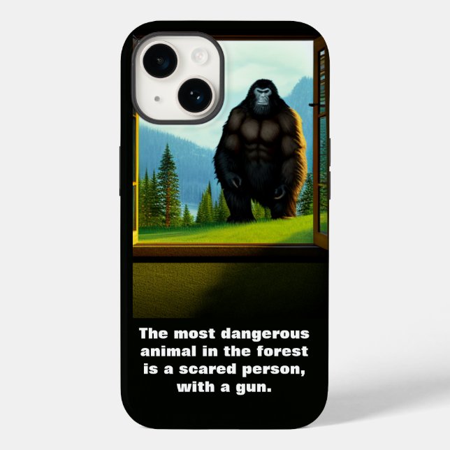 Bigfoot Outside Case-Mate iPhone Case (Back)