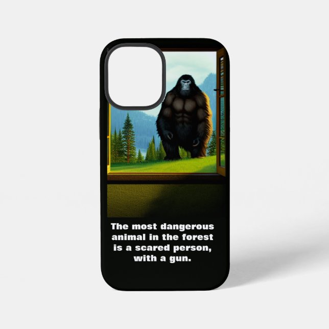 Bigfoot Outside iPhone Case (Back)