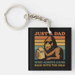 Bigfoot Papa Just A Dad Who Always Came Back With  Key Ring