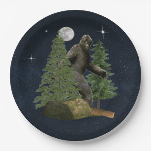 Bigfoot Paper Plate
