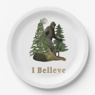 Bigfoot Paper Plate