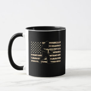 Bigfoot Patriotic Camo Flag Tactical Sasquatch Mug