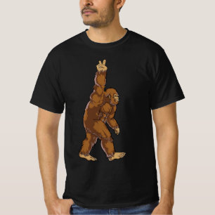 Bigfoot Peace Sign T-Shirt