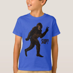 Bigfoot Peace  Sup? T-Shirt