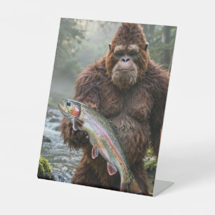Bigfoot  pedestal sign