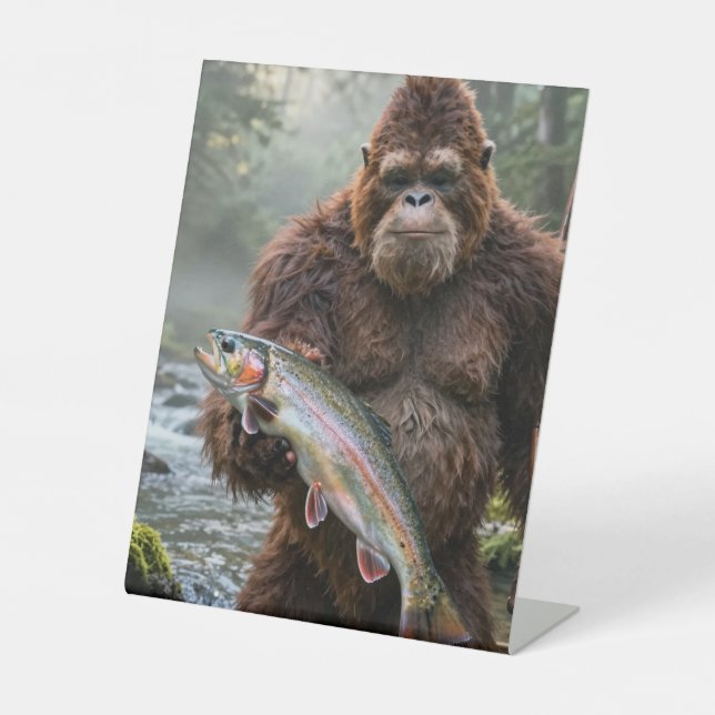 Bigfoot  pedestal sign (Front)