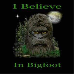Bigfoot Photo Sculpture Key Ring