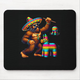 Bigfoot Pinata Cinco De Mayo Mexican Sasquatch Kid Mouse Mat