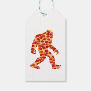 Bigfoot Pizza Gift Tags
