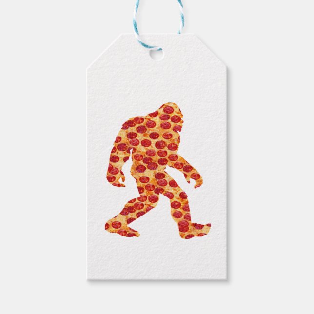 Bigfoot Pizza     Gift Tags (Front)