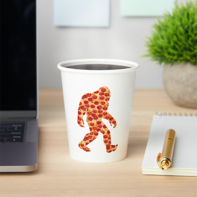 Bigfoot Pizza     Paper Cups (Insitu)
