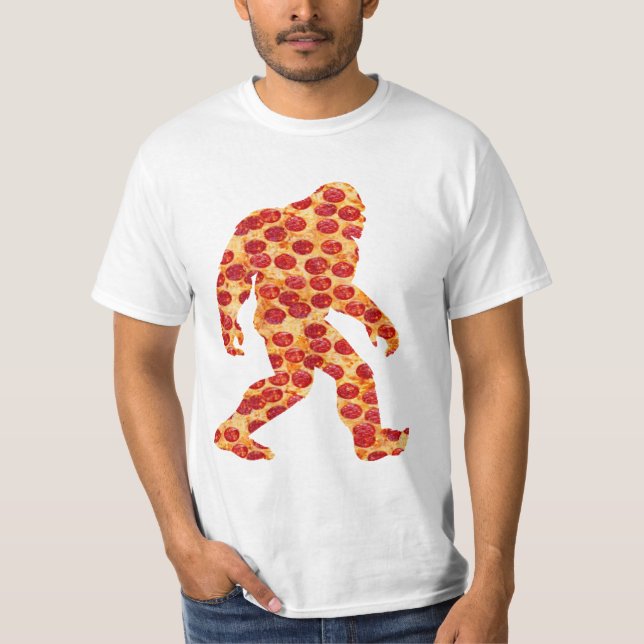 Bigfoot Pizza  T-Shirt (Front)