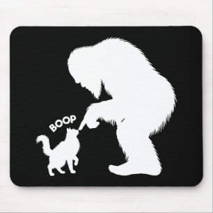 Bigfoot Playful Long Haired Cat Boop Mouse Mat