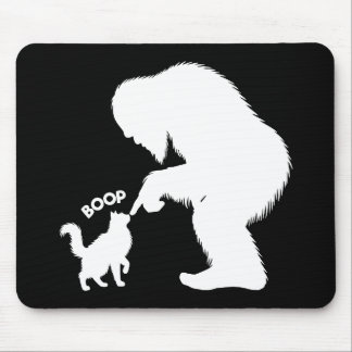 Bigfoot Playful Long Haired Cat Boop Mouse Mat