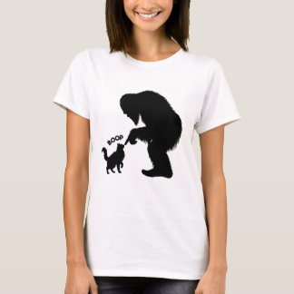 Bigfoot Playful Long Haired Cat Boop  T-Shirt