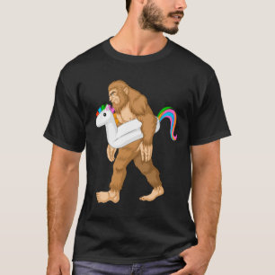 bigfoot pool party unicorn T-Shirt