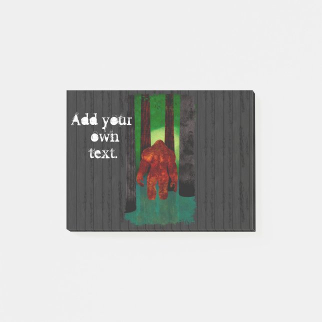 Bigfoot Post-it Notes (Front)