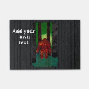 Bigfoot Post-it Notes