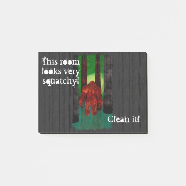 Bigfoot Post-it Notes (Front)