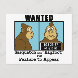 Bigfoot Postcard