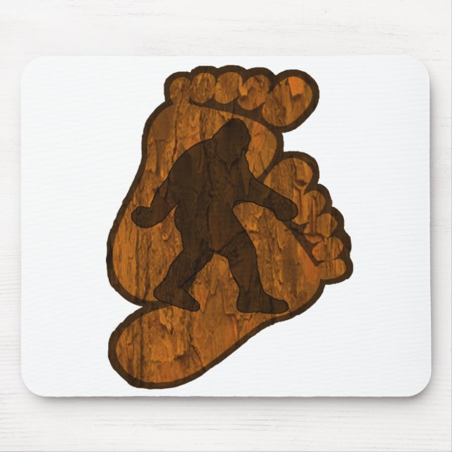 Bigfoot Prints Mouse Mat (Front)