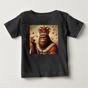 Bigfoot Queen of Hearts Baby T-Shirt