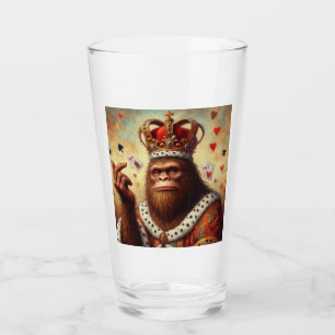Bigfoot Queen of Hearts Glass