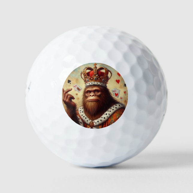 Bigfoot Queen of Hearts Golf Balls (Front)