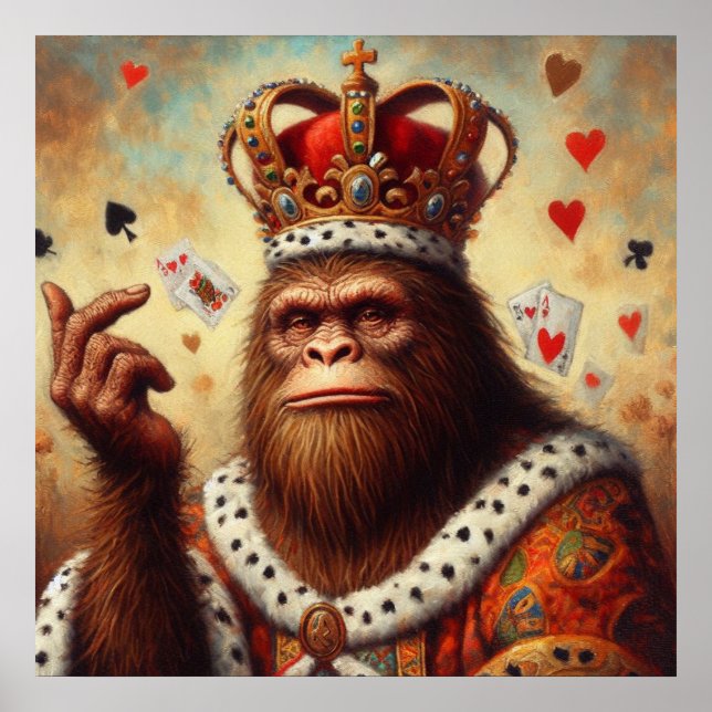 Bigfoot Queen of Hearts Poster (Front)