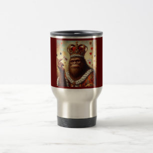 Bigfoot Queen of Hearts Travel Mug