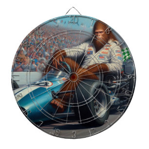 Bigfoot Racecar Dartboard