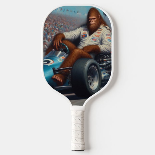Bigfoot Racecar Pickleball Paddle (Front)