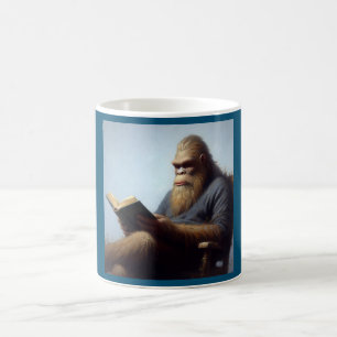 Bigfoot Reading Coffee Mug