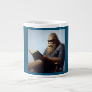 Bigfoot Reading Large Coffee Mug