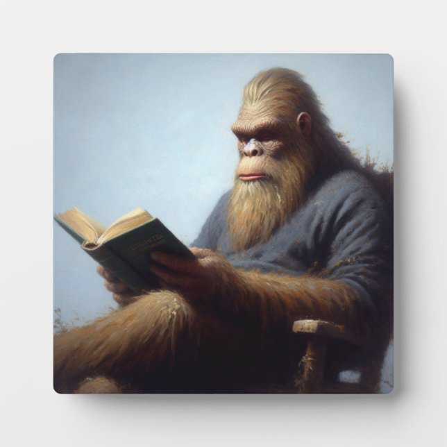 Bigfoot Reading Plaque (Front)