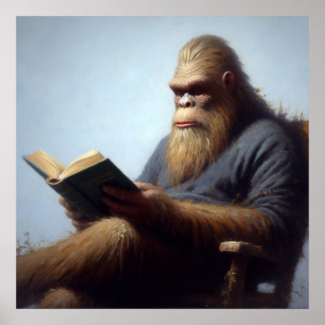 Bigfoot Reading Poster (Front)