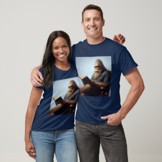 Bigfoot Reading T-Shirt