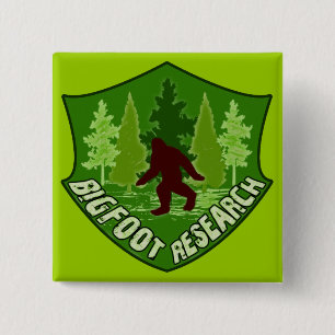 Bigfoot Research 15 Cm Square Badge