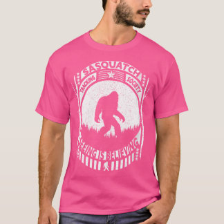 Bigfoot Research Team Cryptozoology Hiking Sasquat T-Shirt