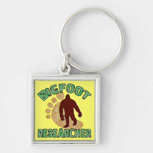 Bigfoot Researcher Key Ring (Front)