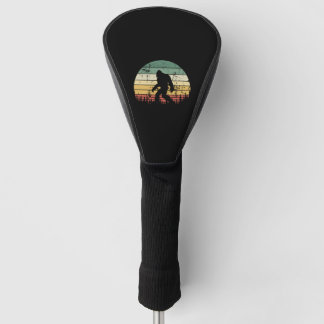 Bigfoot Retro Sunset Gift Golf Head Cover