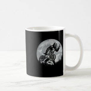Bigfoot Riding Bicycle Vintage Mountain Biking Big Coffee Mug