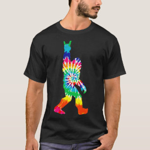 Bigfoot Rock and Roll Tie Dye Sasquatch Believer T-Shirt