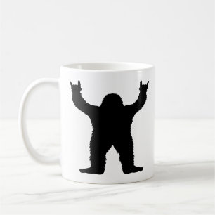 Bigfoot Rock On Coffee Mug