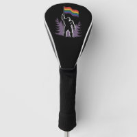 Bigfoot Rock On LGBTQ Progressive New Pride Flag