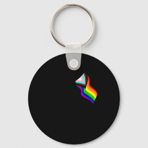 Bigfoot Rock On Proud Gay Lgbtq Progressive New Pr Key Ring