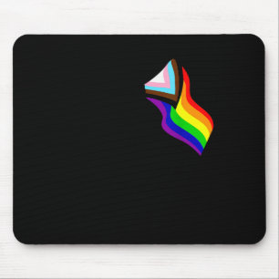 Bigfoot Rock On Proud Gay Lgbtq Progressive New Pr Mouse Mat