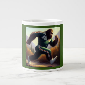 Bigfoot Running Large Coffee Mug