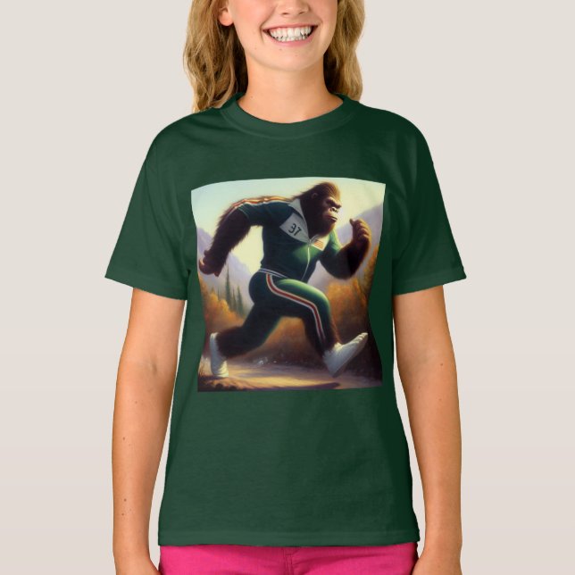 Bigfoot Running T-Shirt (Front)