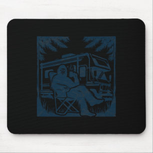 Bigfoot Rv Motorhome Camping Sasquatch Campervan Mouse Mat